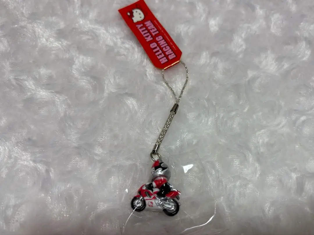 キティ&ミミィ　バイクストラップ　ご当地 ハローキティ - 名古屋限定ご当地キティ金のしゃちほこキティ