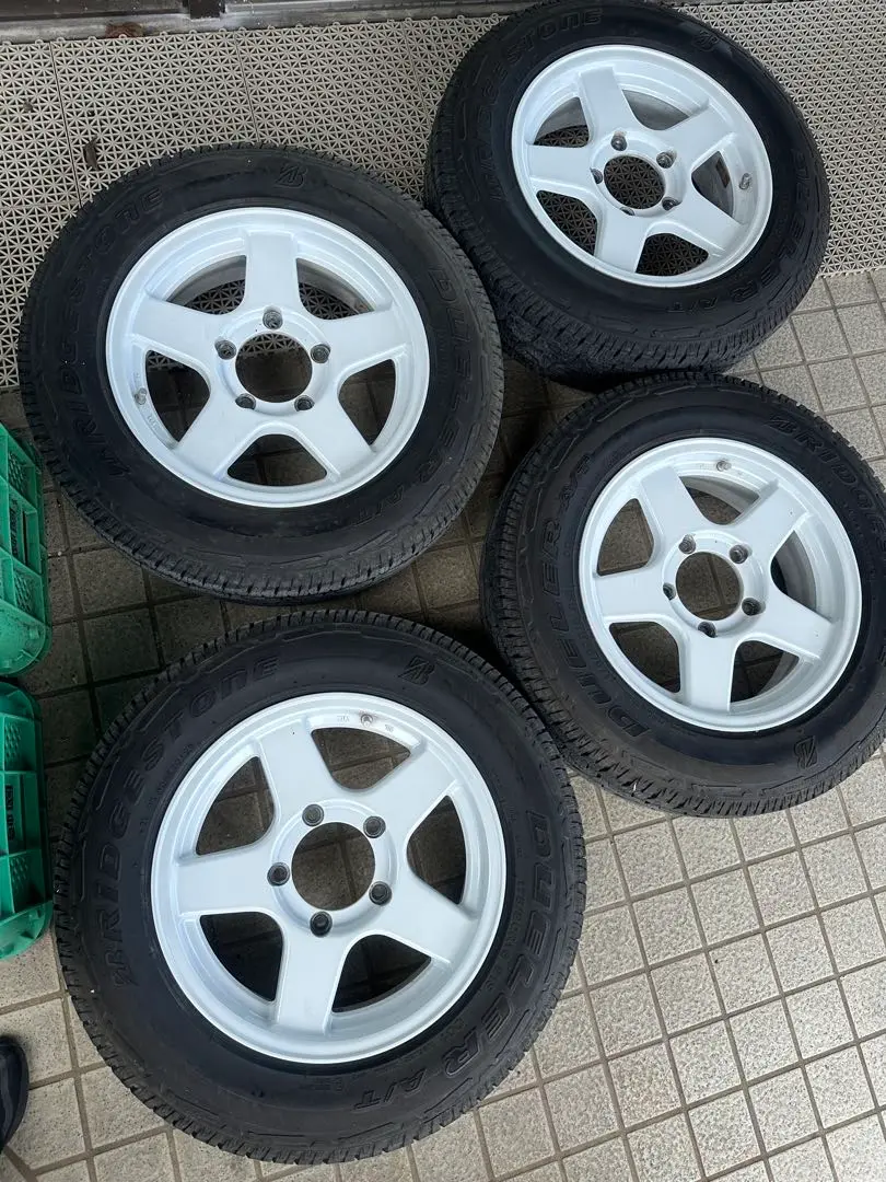 ジムニー用　4x4エンジニアリング　アルミホイール　パールホワイト　背面スペア等 ジムニー用 4x4エンジニアリング アルミホイール パールホワイト