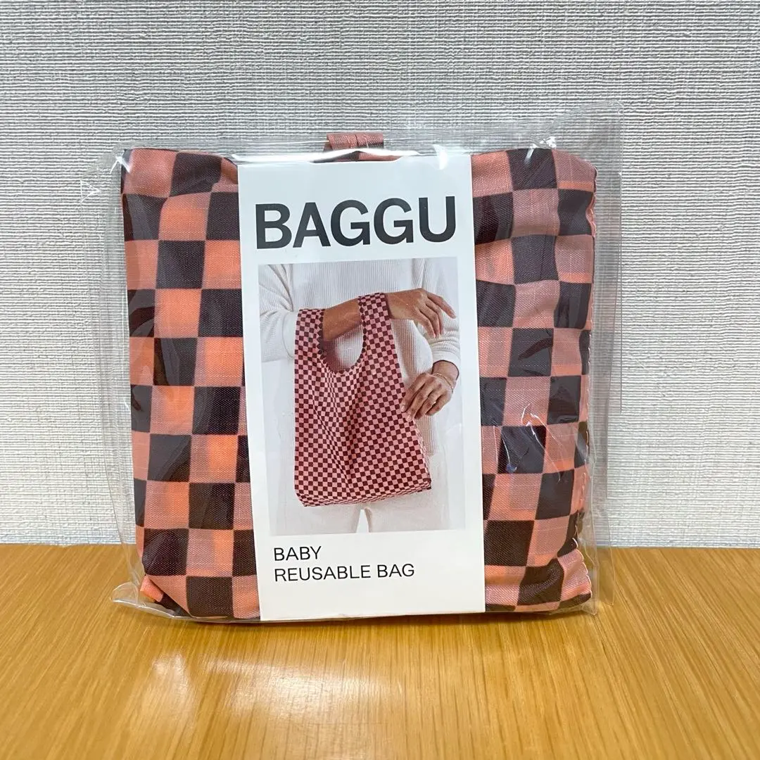 baggu トリッピーチェッカー　baby 正式的 バグー BAGGU BABY by トリッピーチェッカーの通販