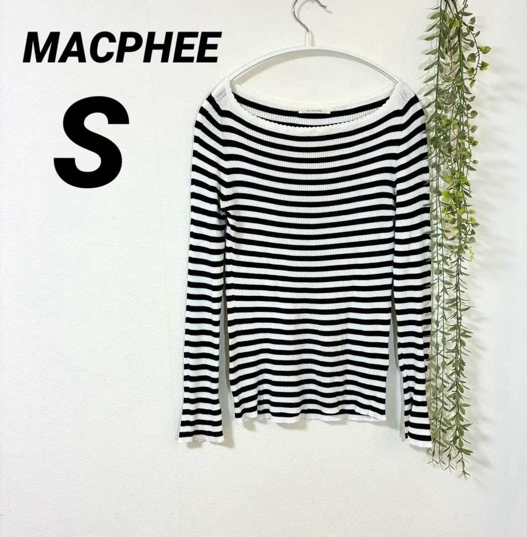 Thumbnail of MACPHEE by Macafee Border Rib Knit Cut and Sew Cotton