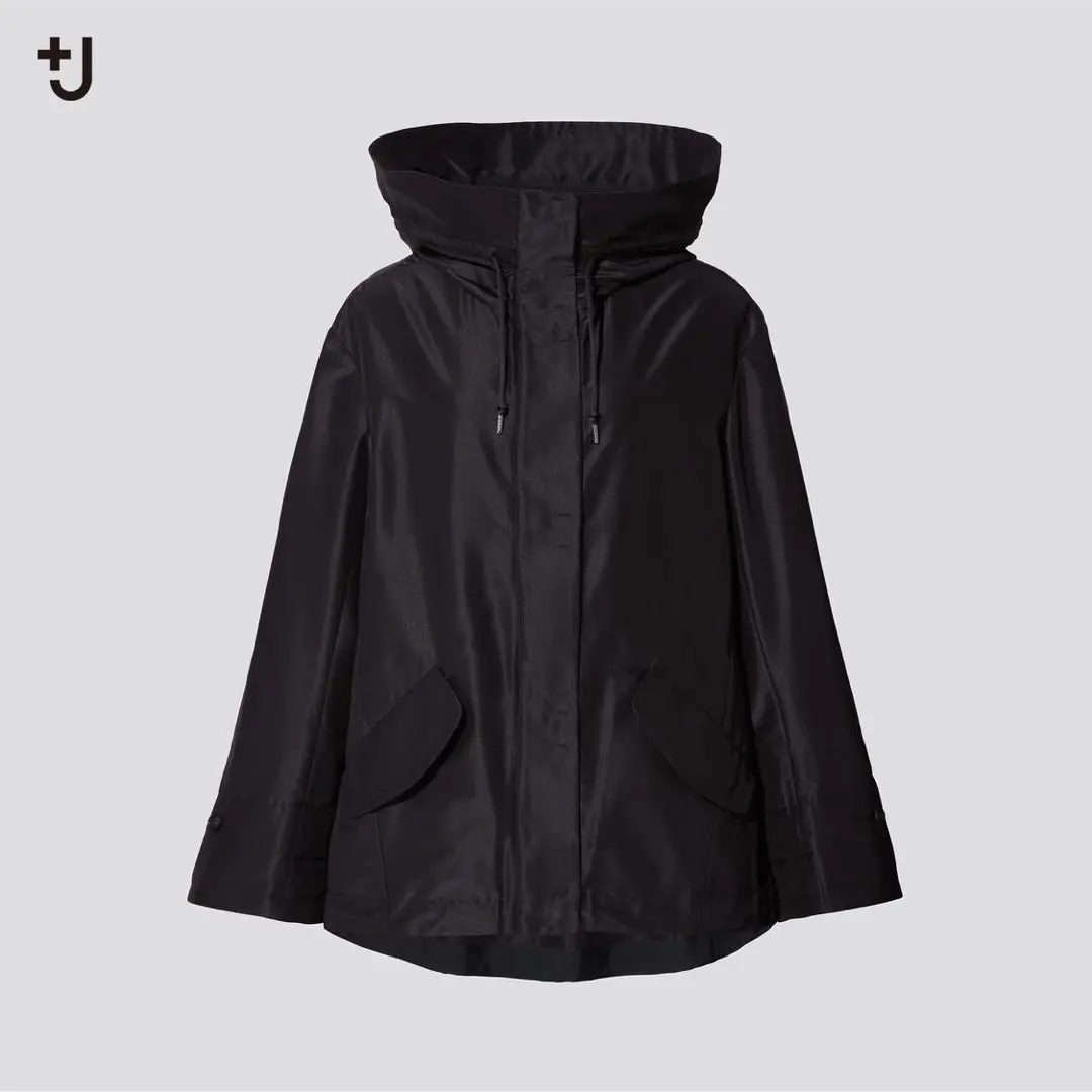 【✨新品未使用✨】ユニクロ＋Jシルクブレンドオーバーサイズパーカー　サイズL 新品未使用 UNIQLO +J シルクブレンドオーバーサイズパーカ