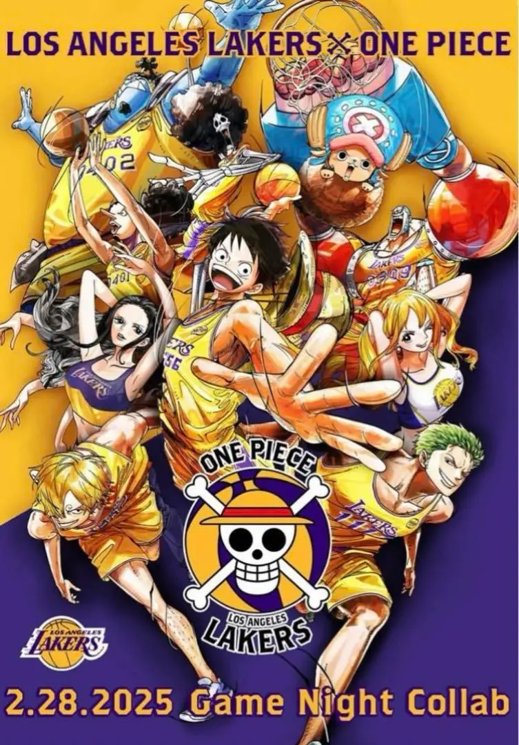 ワンピース レイカーズ ポスター A4 黒額縁付】ワンピース ONE PIECE レイカーズ Lakers - メルカリ