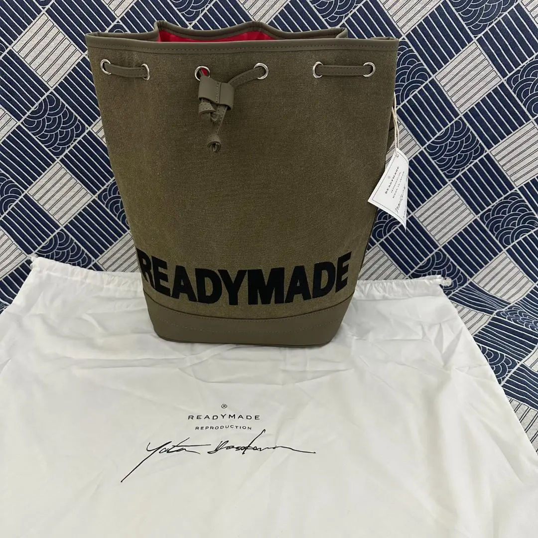 完売READYMADE レディメイド EASYTOTE BAG SMALL レディーメイド - READYMADE | EASY TOTE SMALL-Khaki-Fの通販