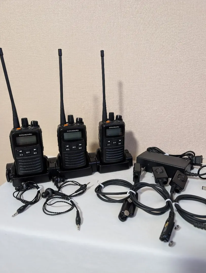STANDARD VXD450U デジタル無線機 4台 VXD450U┃スタンダード（STANDARD）┃インカム・トランシーバー