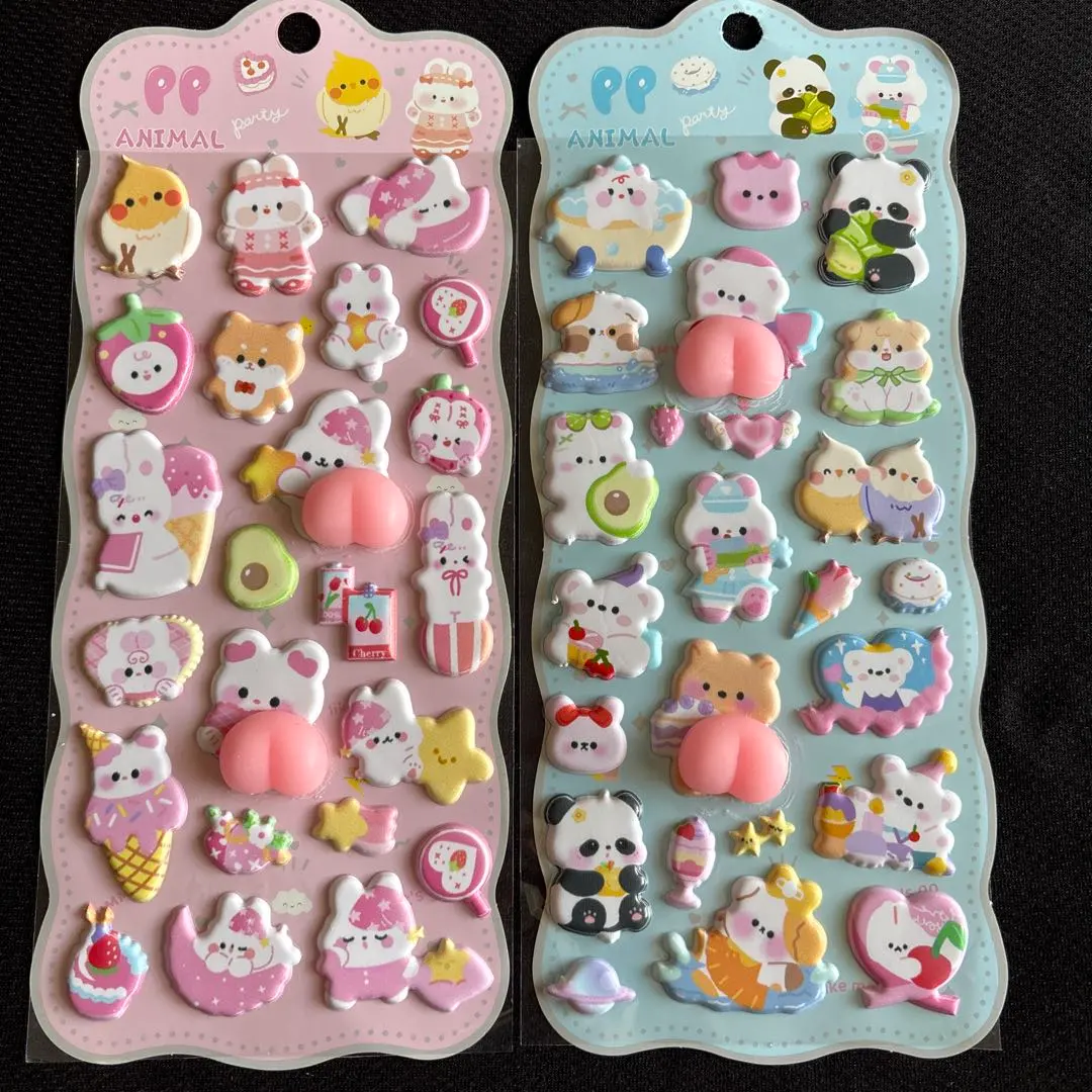 Thumbnail of Soft, Squishy, Marshmallow Stickers - 2 Sheets