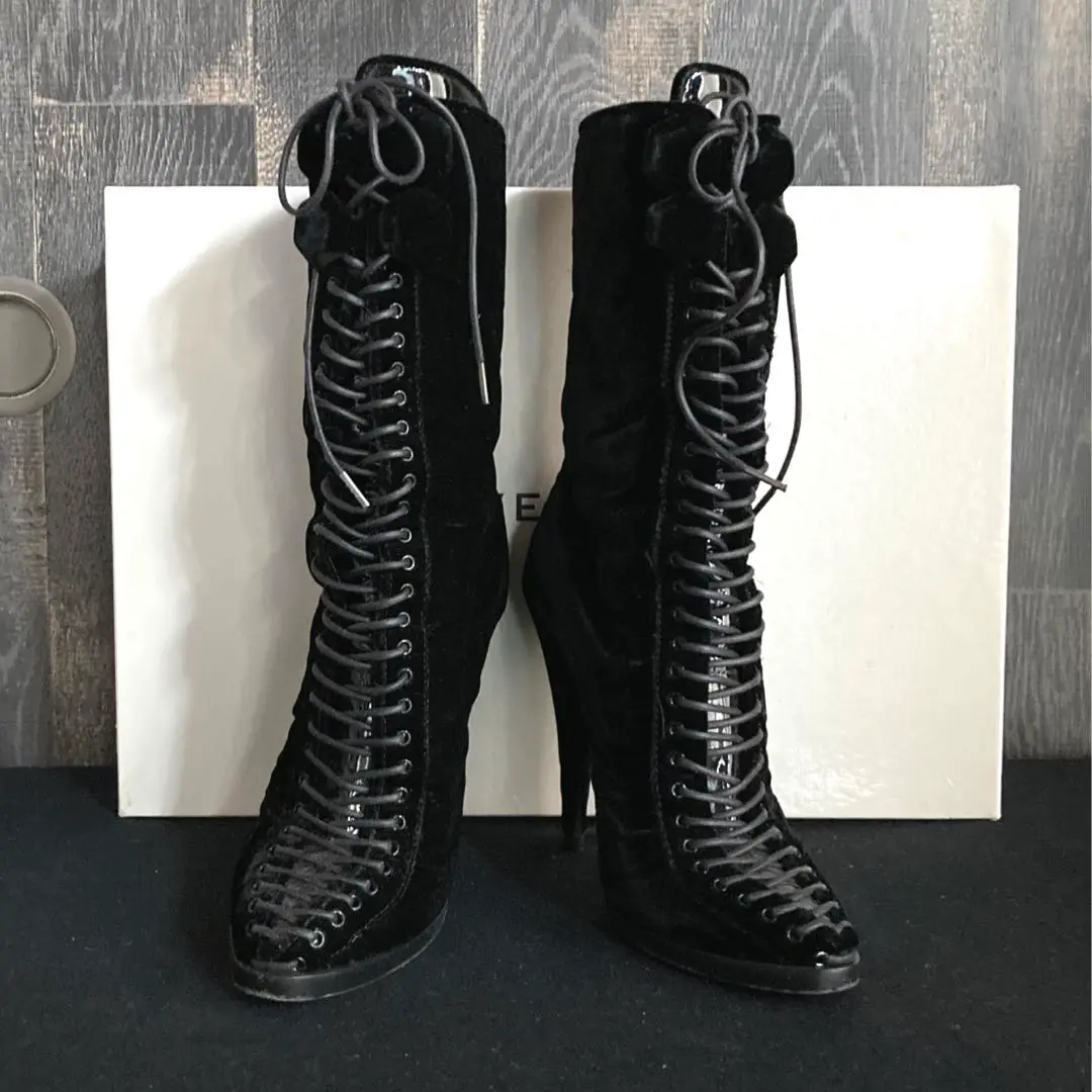 GIVENCHY ジバンシー　チェーン　ブーツ 36 org.jpg
