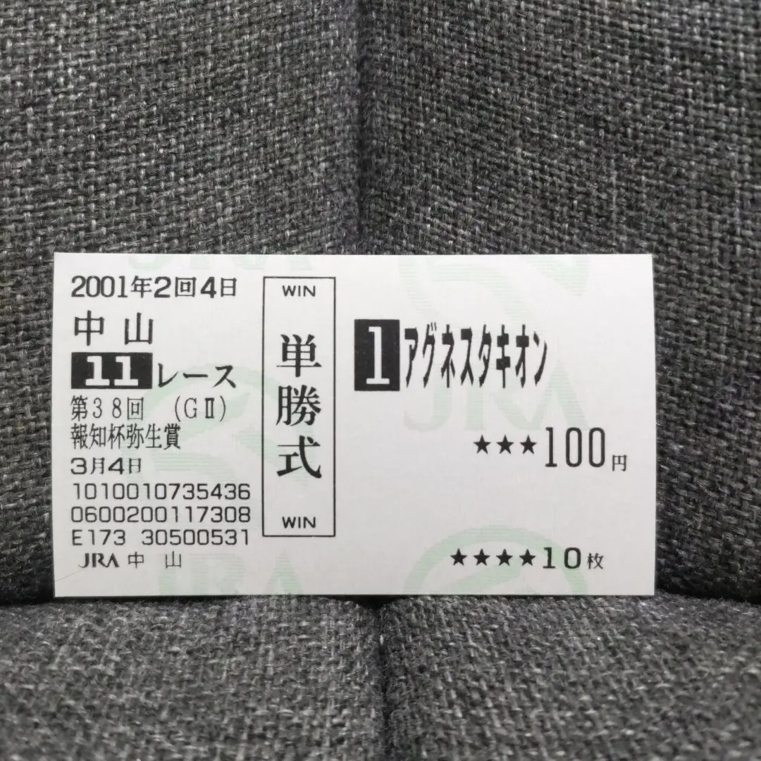 2025年最新】馬券 アグネスタキオンの人気アイテム - メルカリ