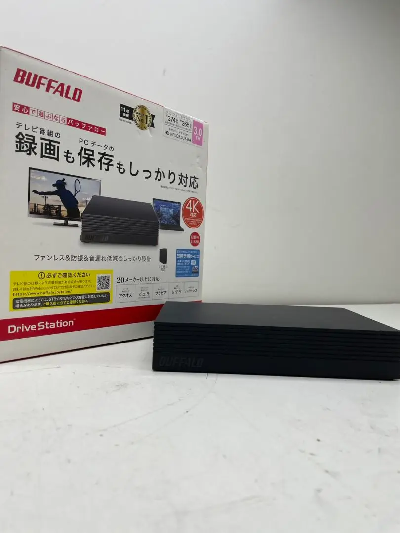 Buffalo - バッファロー 外付けハードディスク 3.0TBHD-NRLD3.0U3-BA Amazon | バッファロー HD-NRLD3.0U3-BA 3TB 外付け