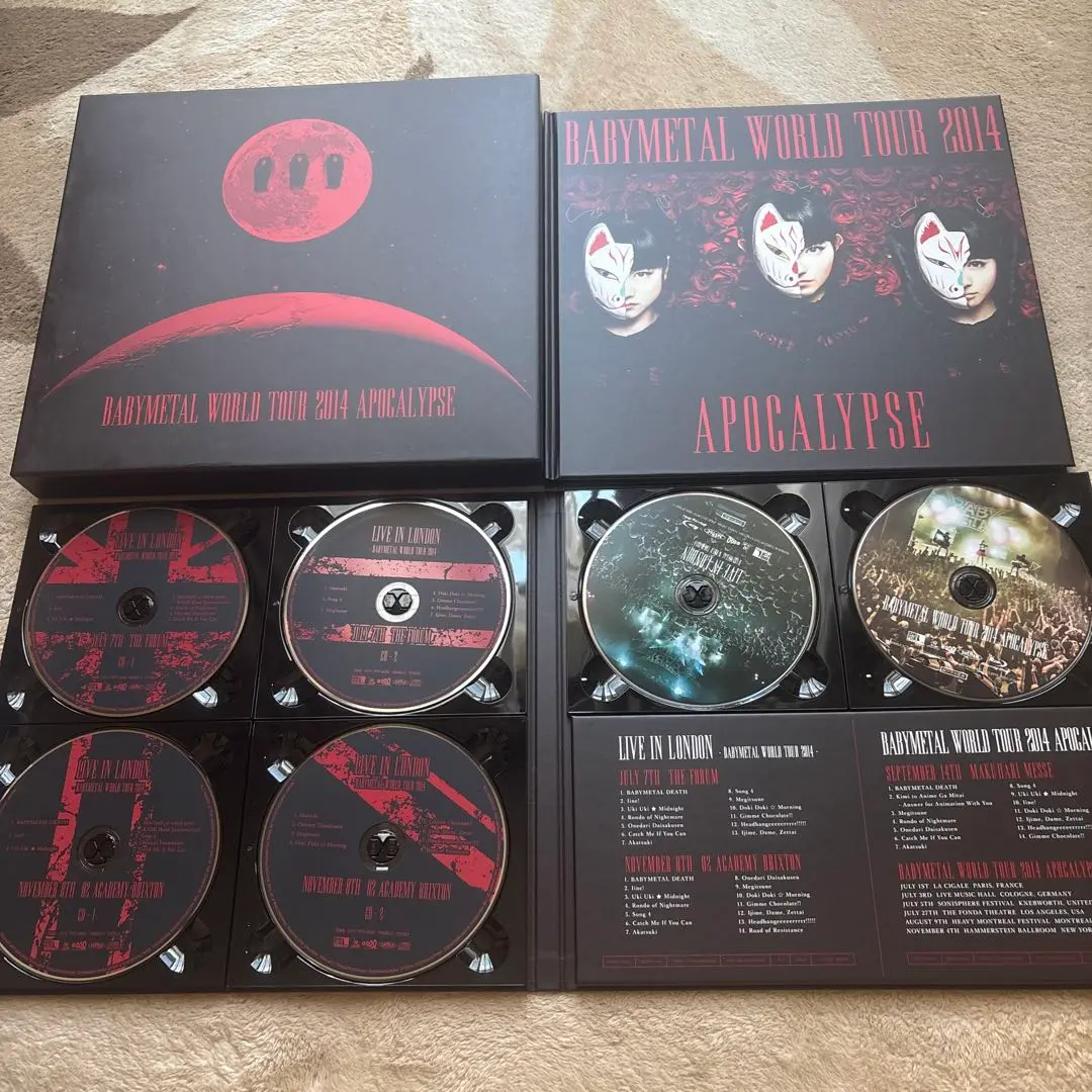 ミュージック Babyl World Tour 2014 Apocalypse Babymetal – Babymetal World Tour 2014 Apocalypse – Box Set