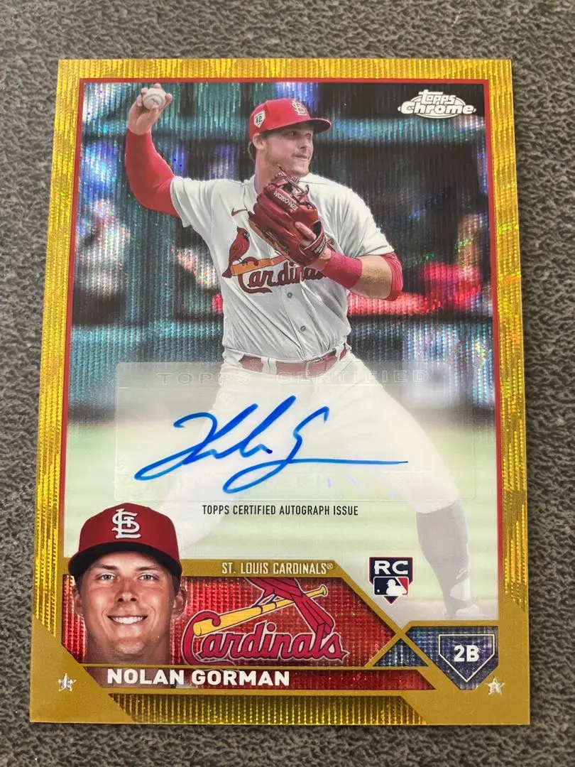 Nolan Gorman 直筆サインノーラン•ゴーマンMLB auto
