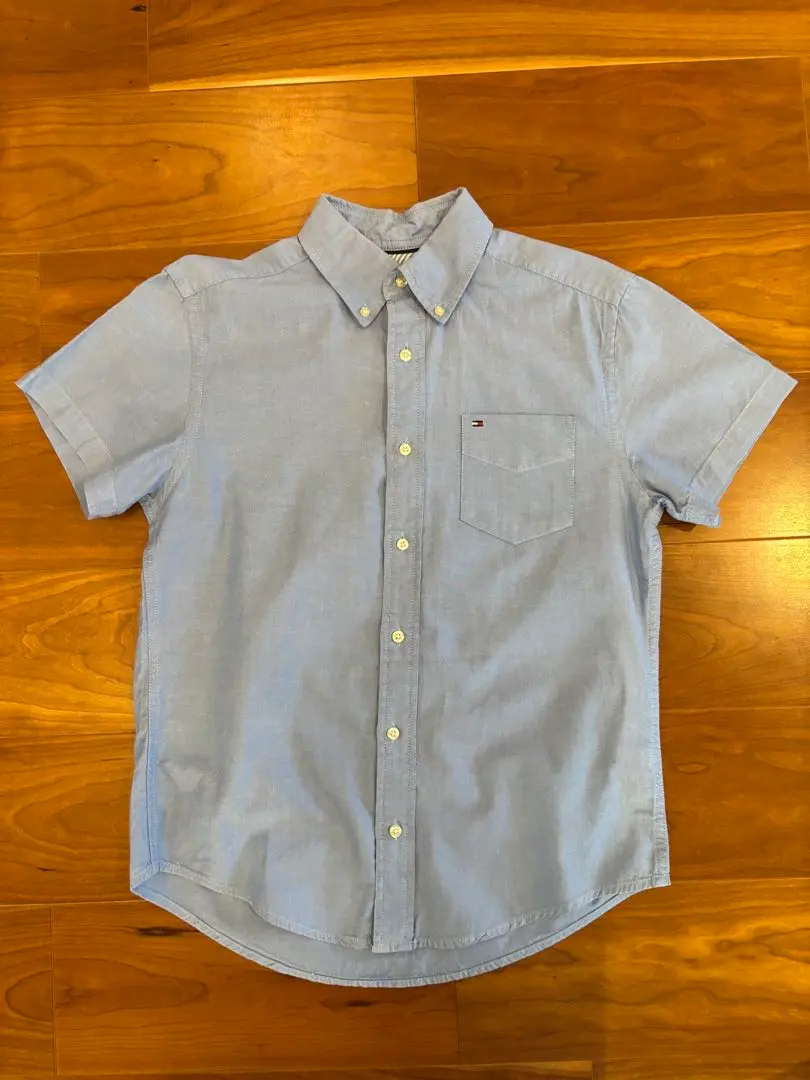 Thumbnail of Tommy Hilfiger Light Blue Button-Down Shirt Short Sleeve