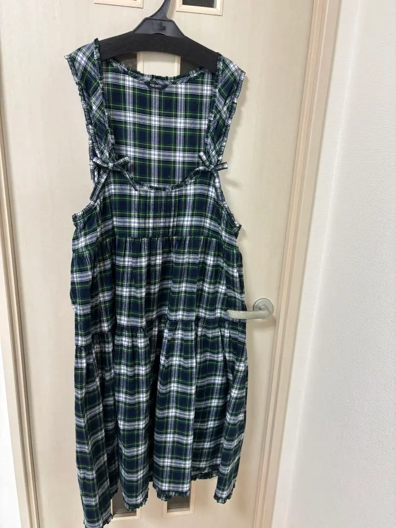 Thumbnail of Pink House flannel jumper skirt