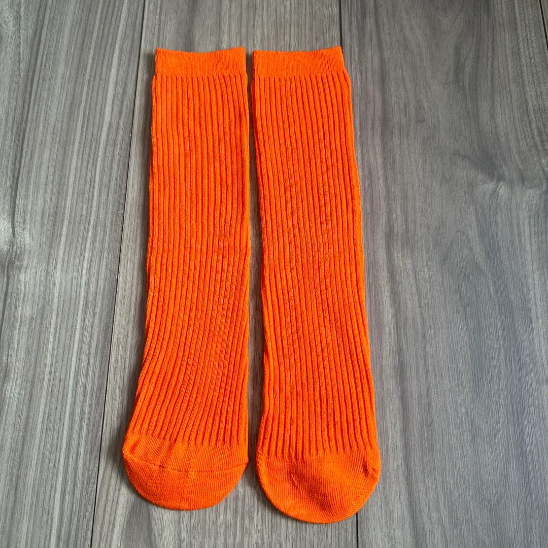 Thumbnail of Kids' Socks Halloween Orange Flashy Sports Day Presentation Dance Event Costume Unisex Gyaru Gymnastics Uniform