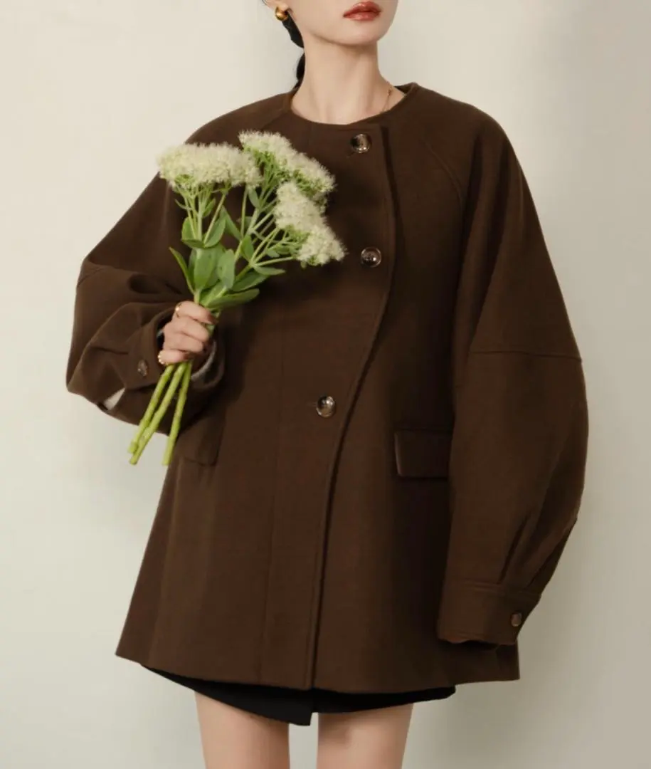 Thumbnail of 【Brand New with Tag】hinari Wave Design Middle Coat