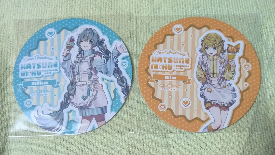 初音未來 Animate Cafe 紀念杯墊套組 的縮圖