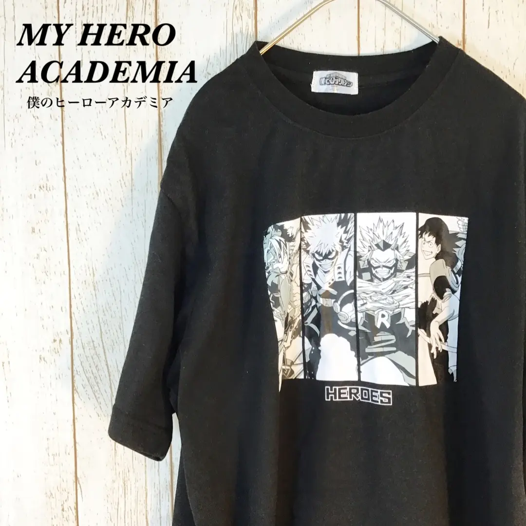 ヒロアカ 爆豪勝己 ビッグシルエットTシャツ 僕のヒーローアカデミア』ポケット付きビッグシルエットTシャツ