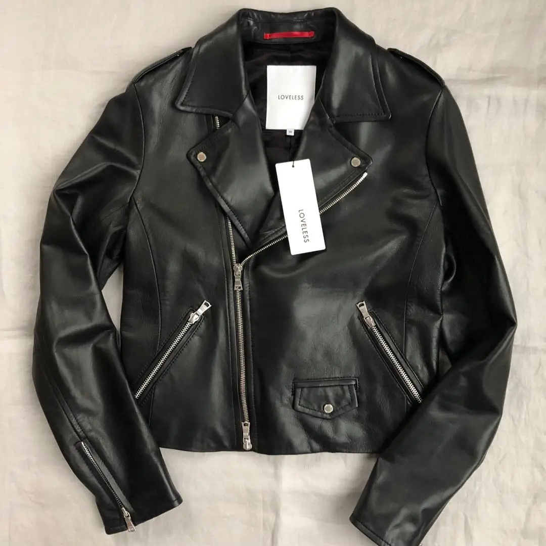 定価88,000円 LOVELESS ブラックレザーダブルライダース Lサイズ 定価88, LOVELESS ブラックレザーダブルライダース Lサイズ