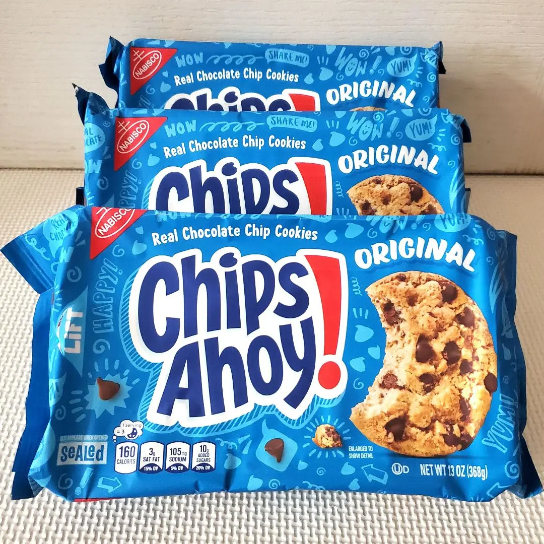 1点限り♡アメリカ人気お菓子 大容量 Chips Ahoy! x Reese&#39;s Amazon.co.jp: Chips Ahoy! Chewy Chocolate Chip Cookies With