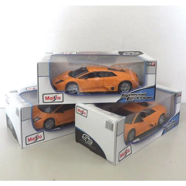 ランボルギーニ・ムルシエラゴ 1/18 ミニカー 1/18 ランボルギーニ ムルシエラゴ メタリック イエロー 黄色