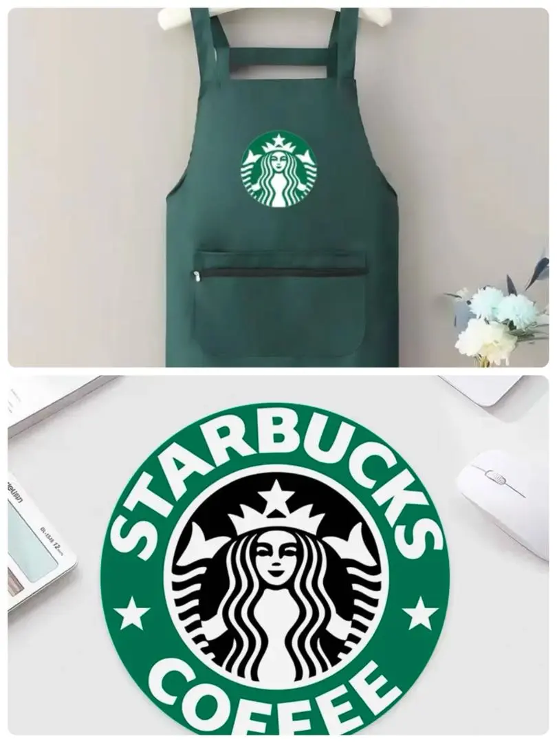 Starbucks スターバックスエプロン オフィシャル Starbucks スターバックス 新ロゴ エプロン
