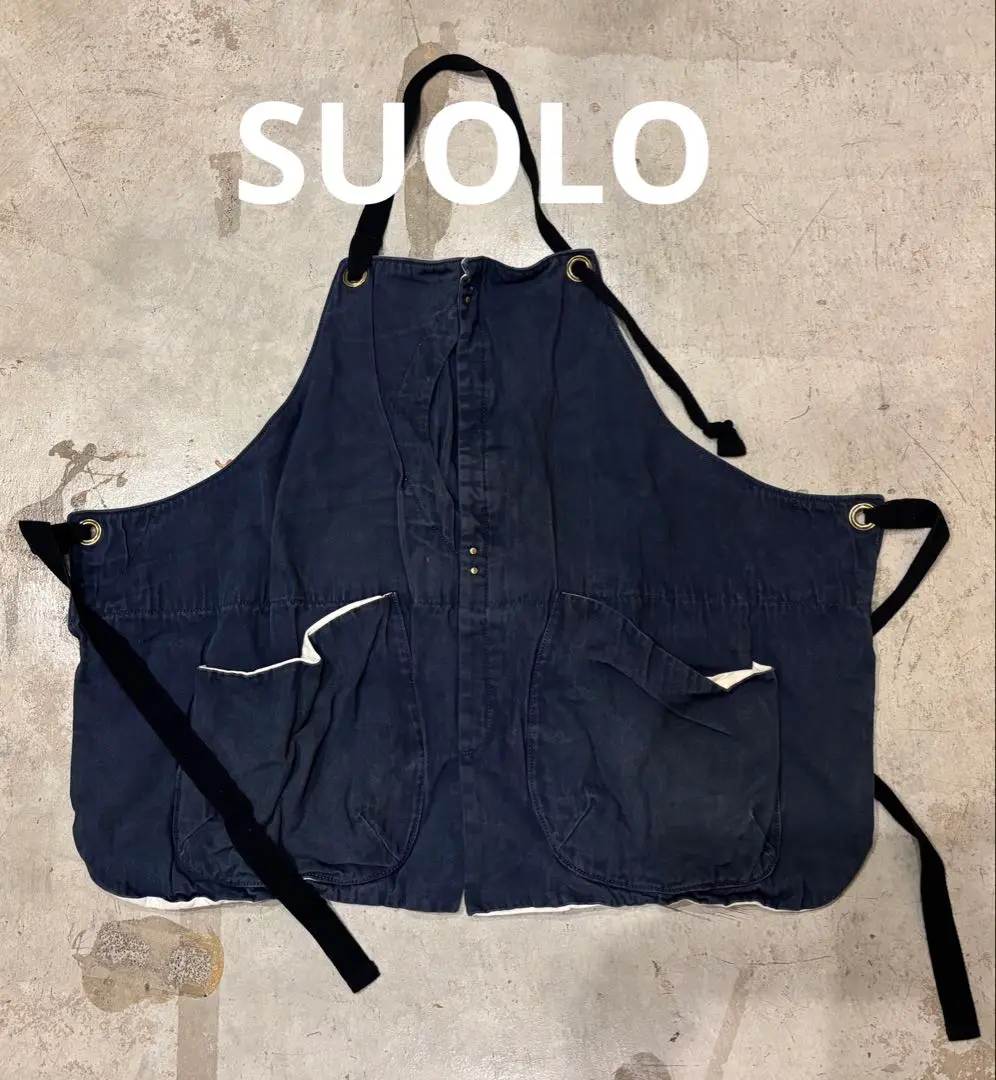 新品　未使用　suolo エプロン Suolo（スオーロ）GRIZZLY エプロン ウォッシュデニム - LIFETIME