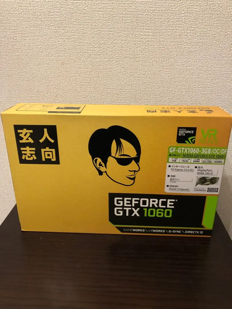 めい　[未開封] 玄人志向GF-GTX1060-3GB/OC/DF 玄人志向GEFORCE GTX1060 GF-GTX1060-3GB/OC/DF - メルカリ