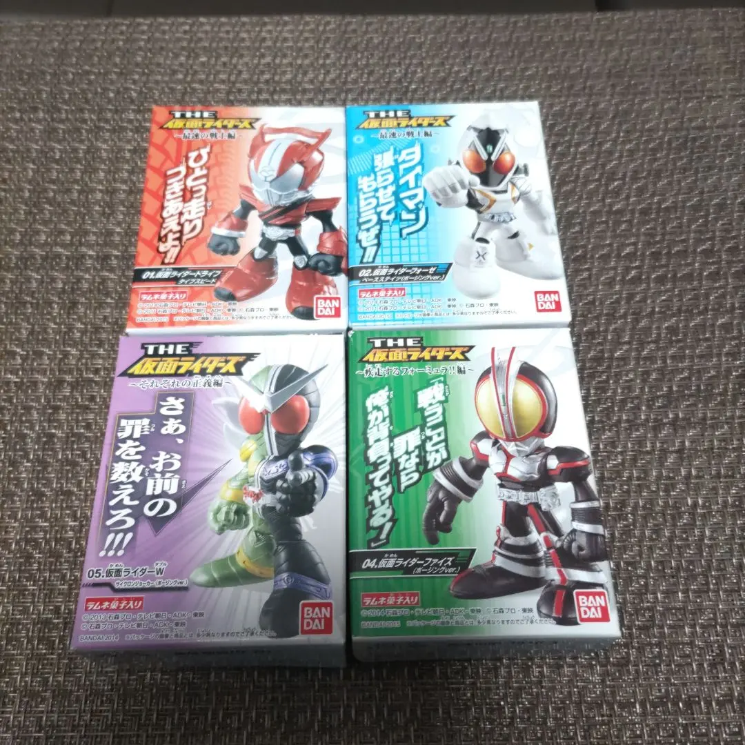 THE假面騎士 未開封4個組 的縮圖