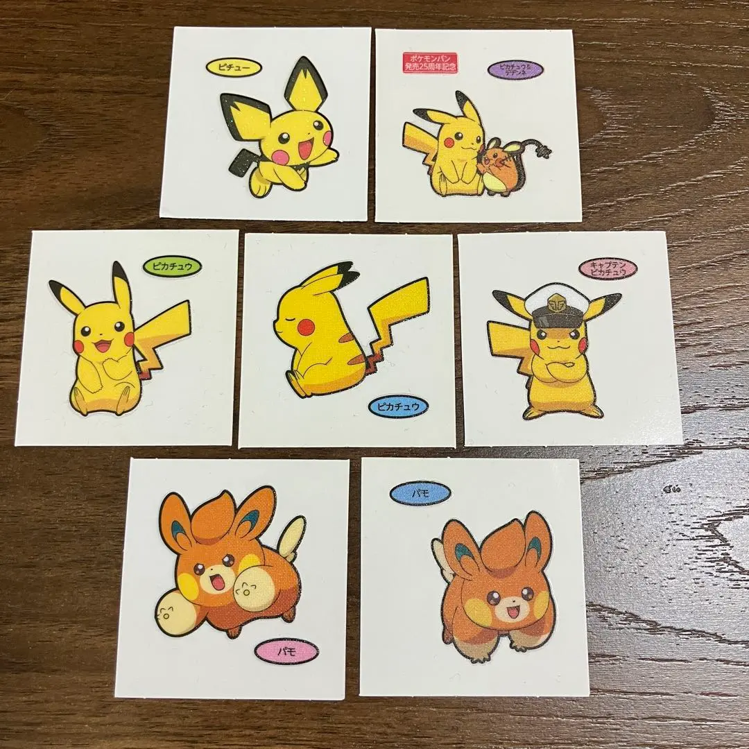 Thumbnail of Pokemon Bread Sticker Set - Electric Type