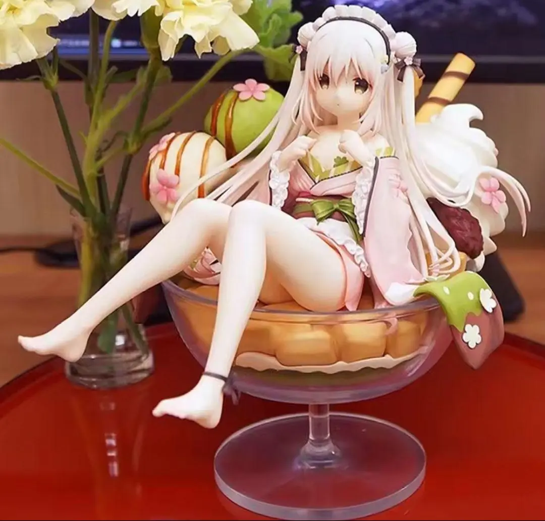 新品しらたまパフェ白玉こまめ しらたまオリジナルキャラクター フィギュア 箱付き Amazon.co.jp: 白玉こまめ 着物ドレスVer. 1/6スケール ABS&PVC