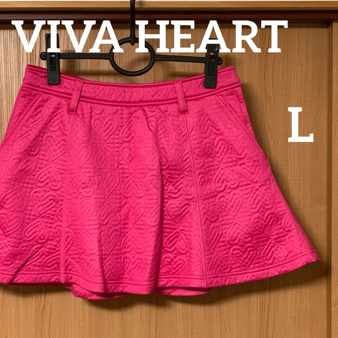 Thumbnail of VIVA HEART Golf Skirt L Pink with Inner Shorts