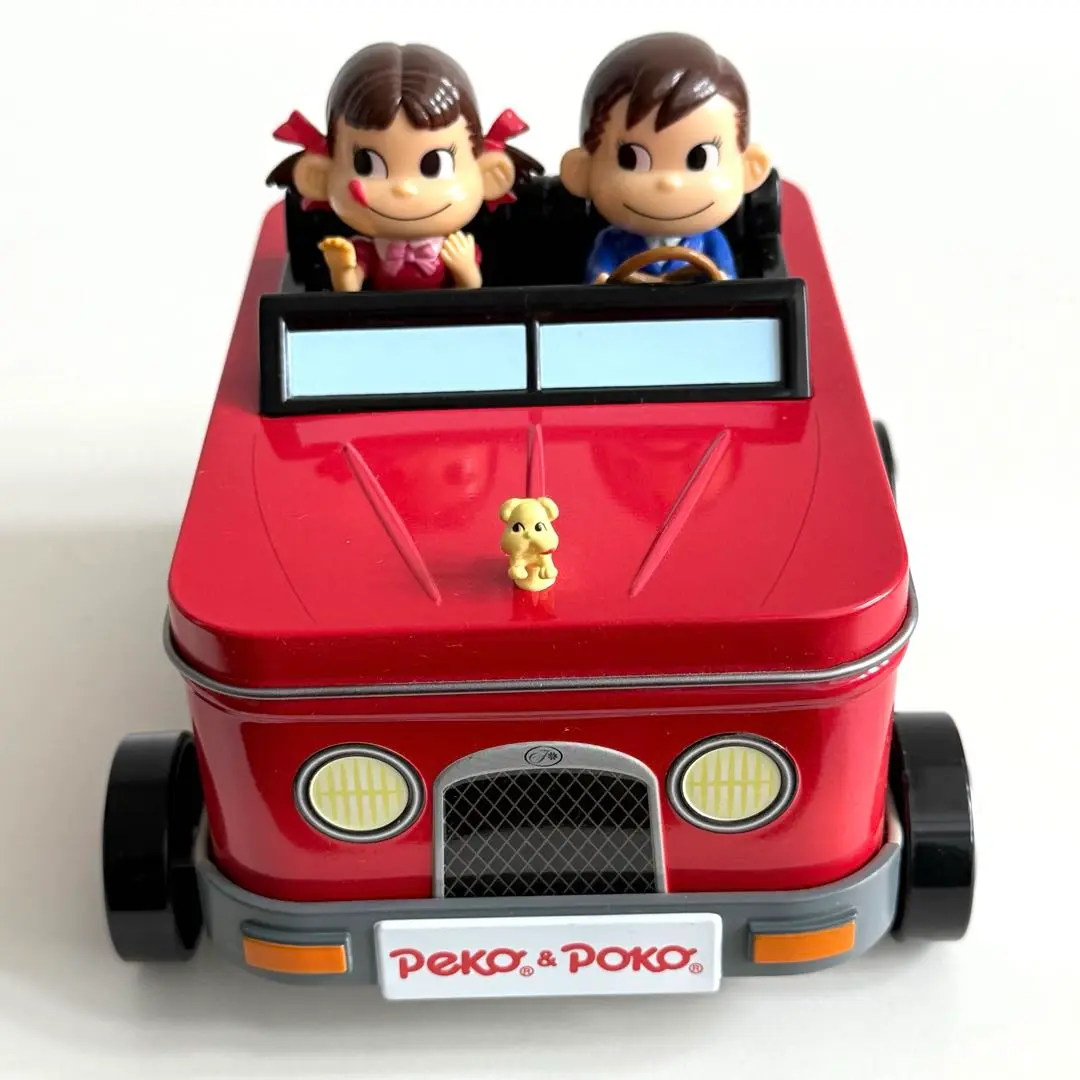 ⭐️希少新品未使用品ペコポコ オープンカー 【ブリキ缶2台】セット ⭐️希少新品未使用品ペコポコ オープンカー 【ブリキ缶2台