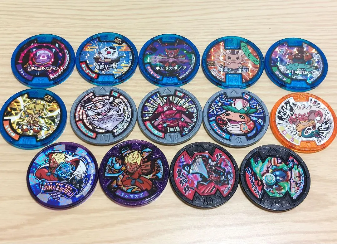 Thumbnail of Yo-kai Watch Medals, Holographic, 14 pieces