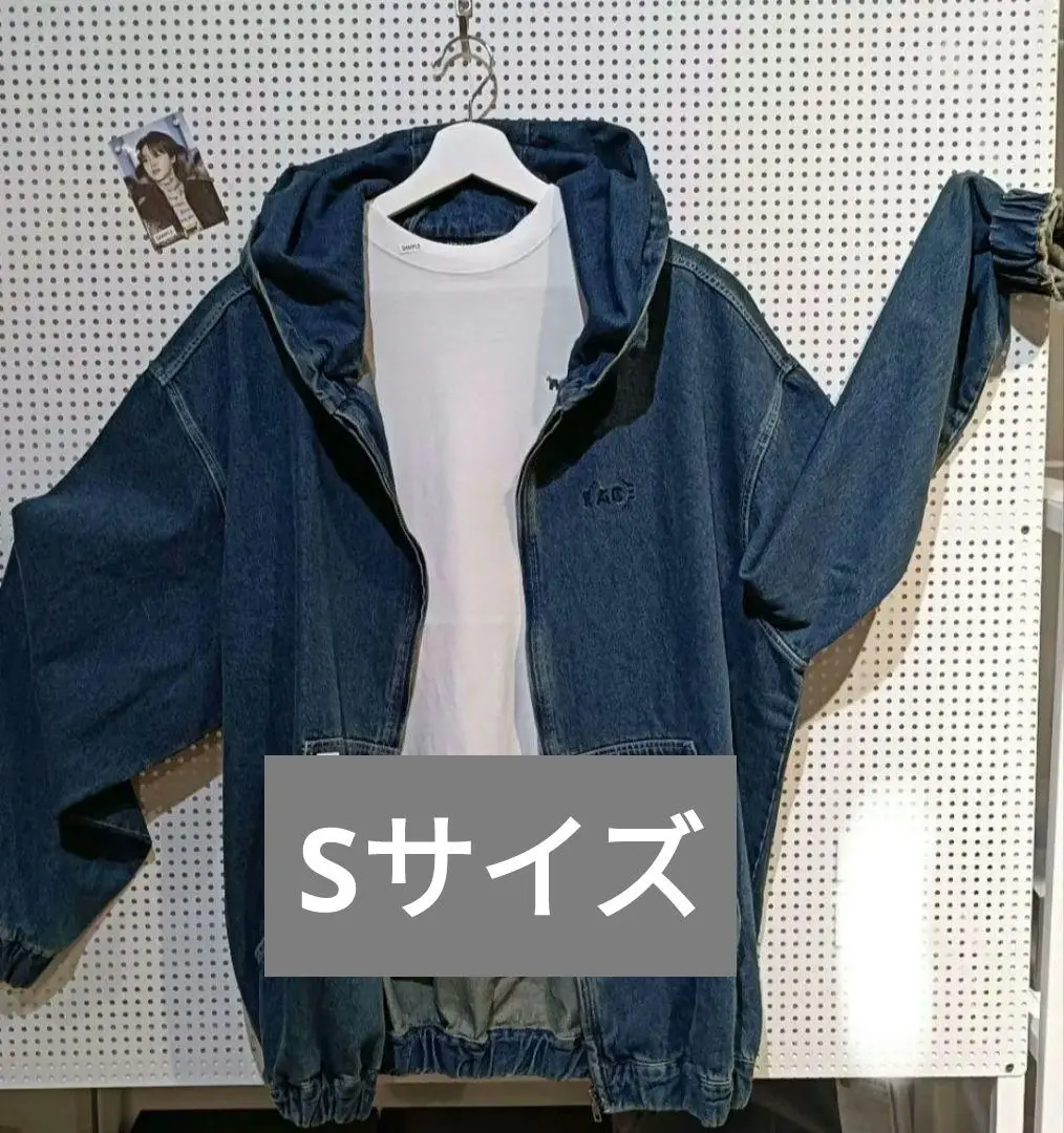 BTS ジミン　Sサイズ　展示会　デニム　フーディー　トレカ付き BTS JIMIN ジミン 展示会デニムフーディートレカ付きor無Lサイズ
