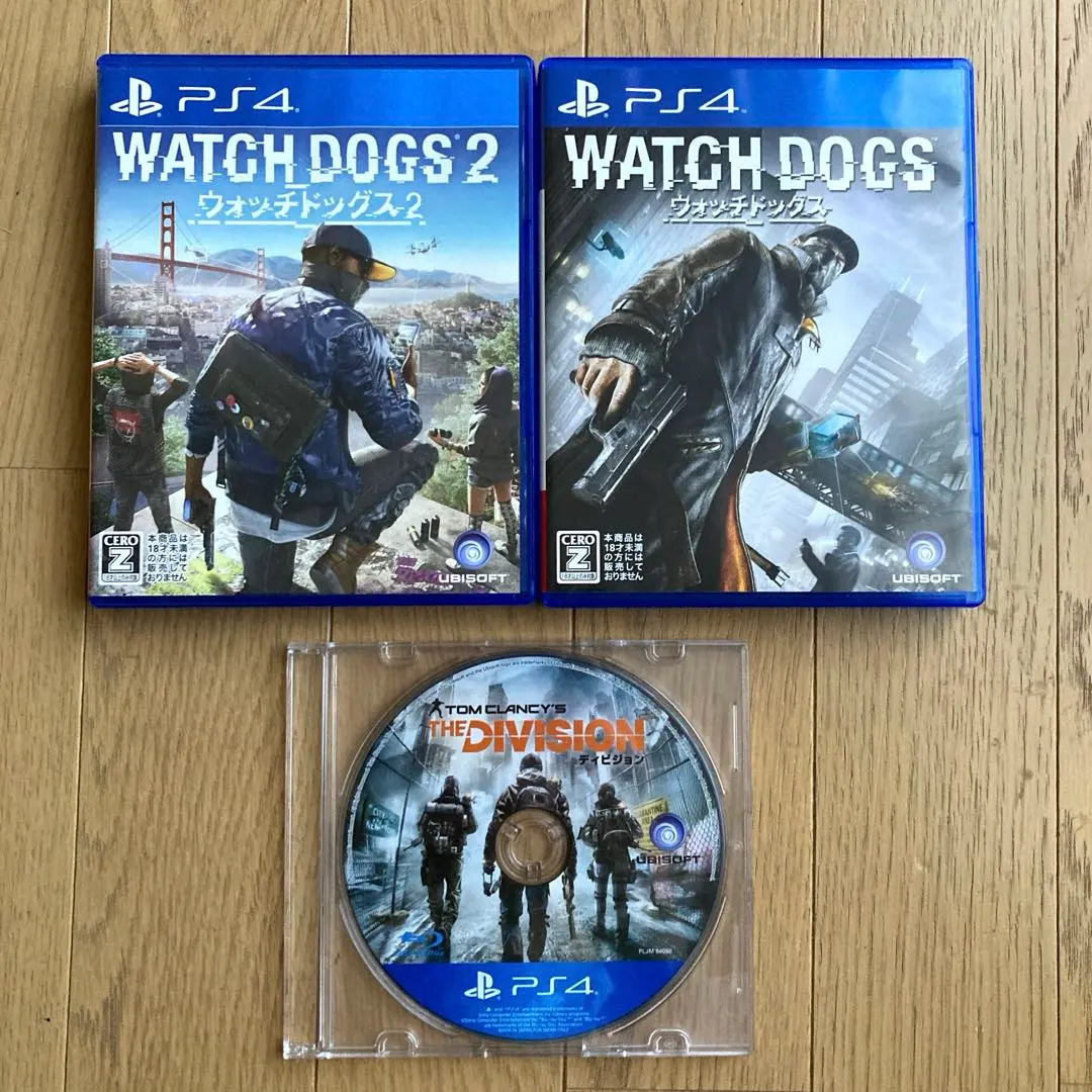 Thumbnail of Watch Dogs 1 & 2, The Division - PS4