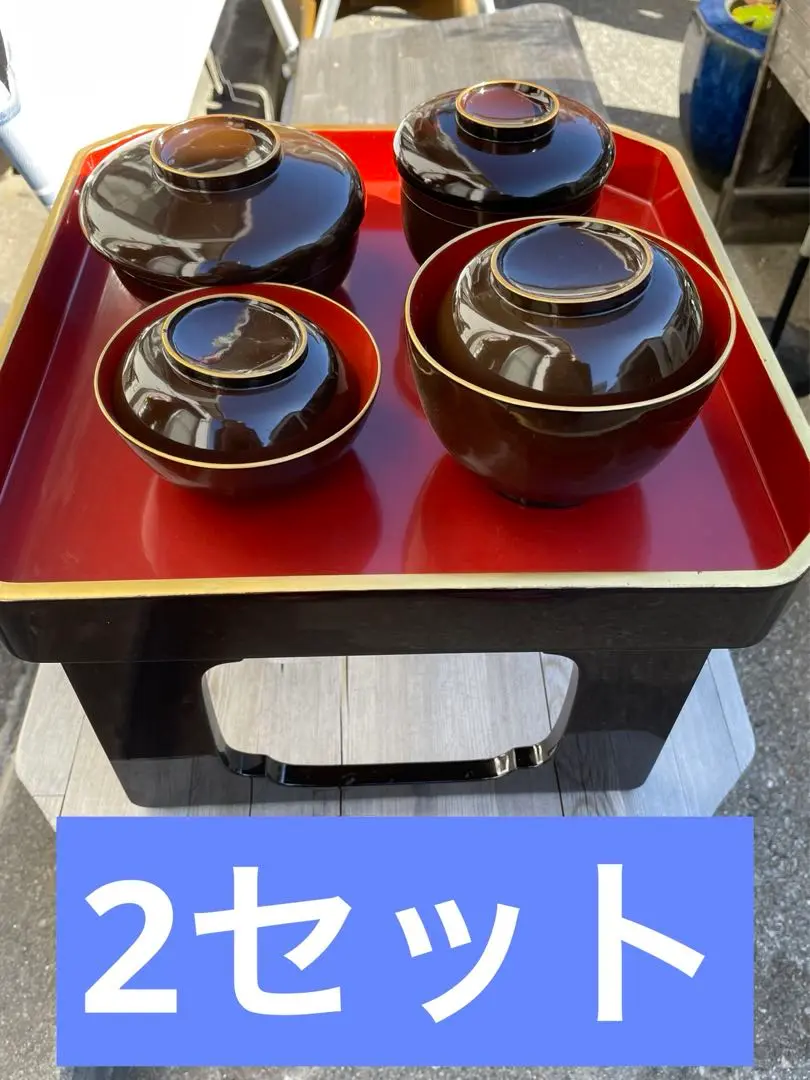 専用出品　漆高足膳　6脚セット 2025年最新】高足膳の人気アイテム - メルカリ