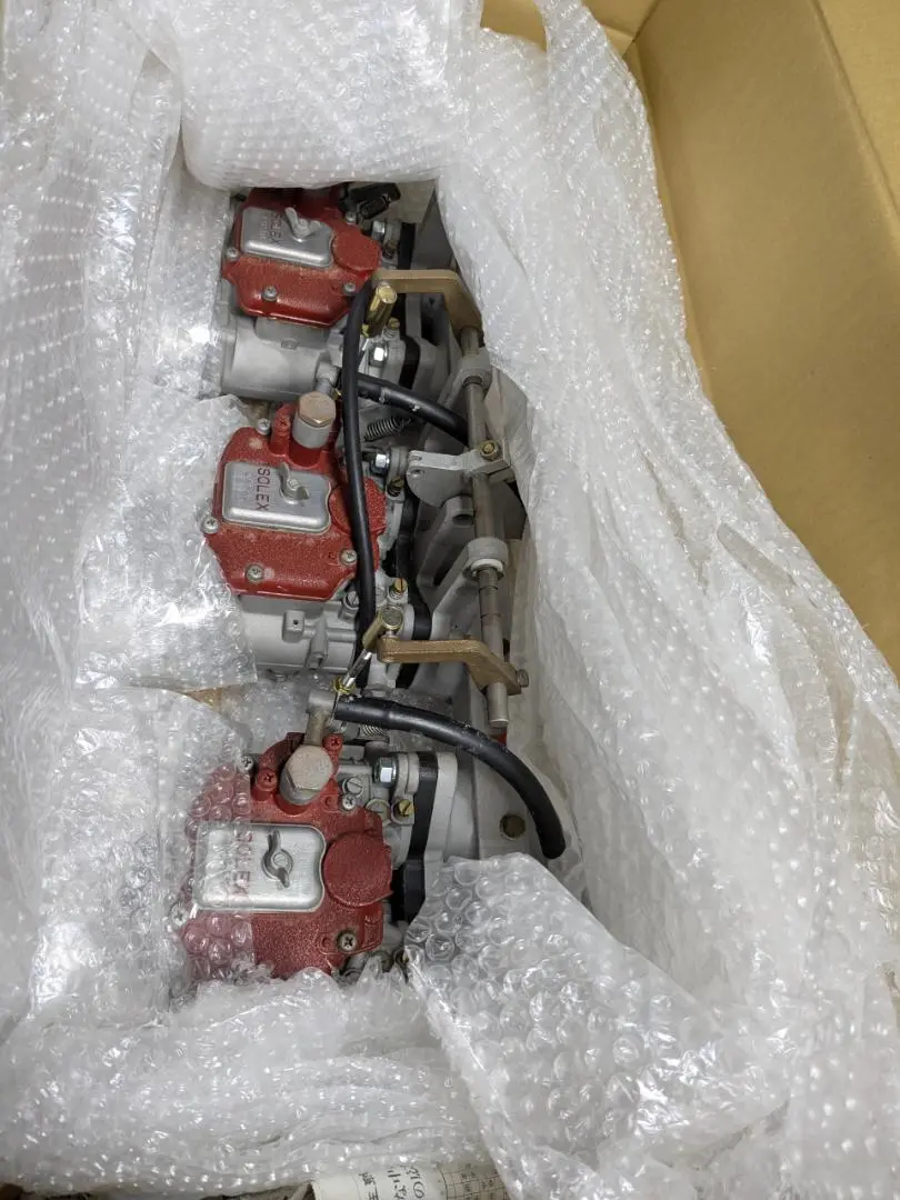 Z7H02 SOLEX ソレックス キャブレター ベース 車種不明 ブルー