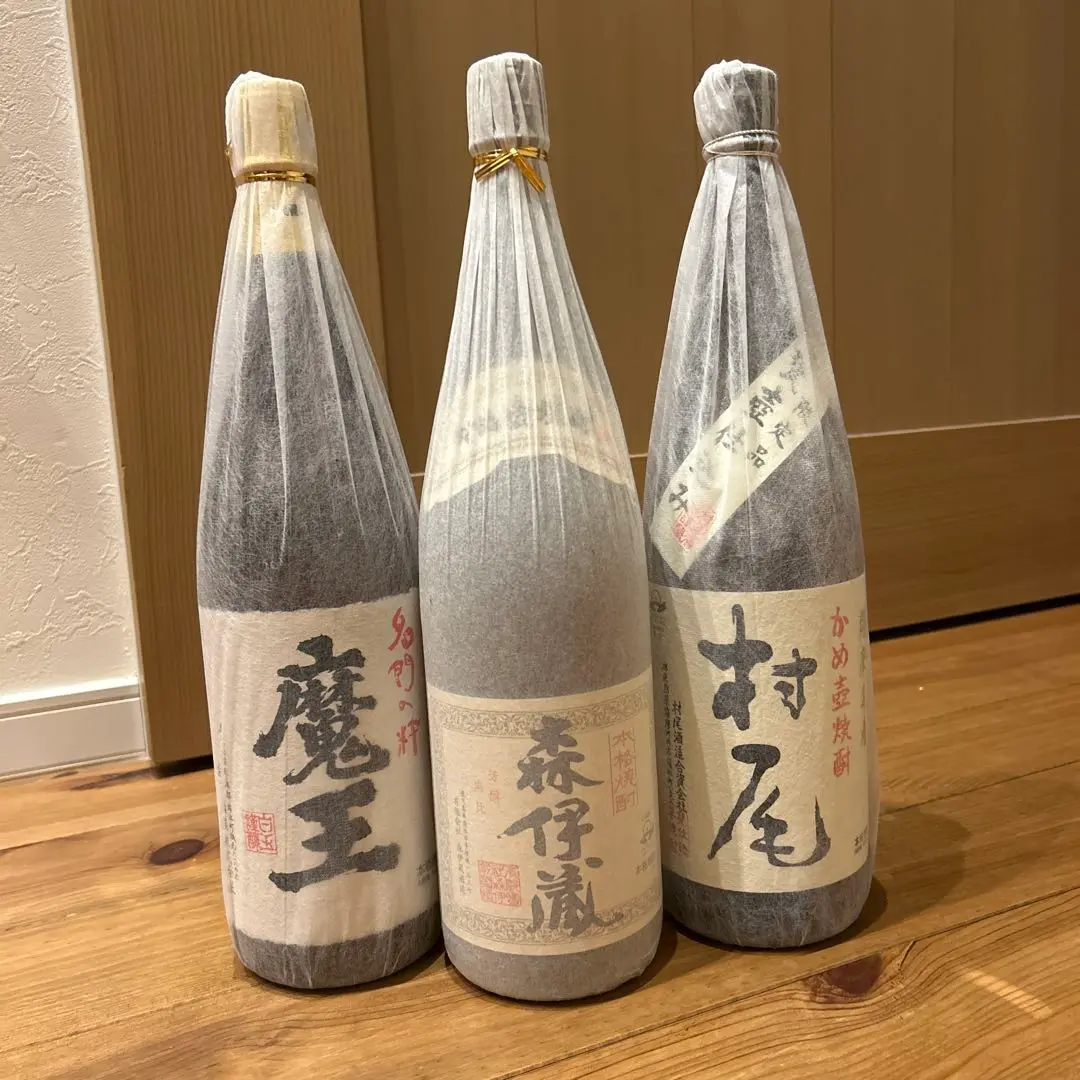未開封　森伊蔵　3本セット 森伊蔵 芋焼酎 飲み比べセット 3M 森伊蔵720ml・魔王720ml・村尾