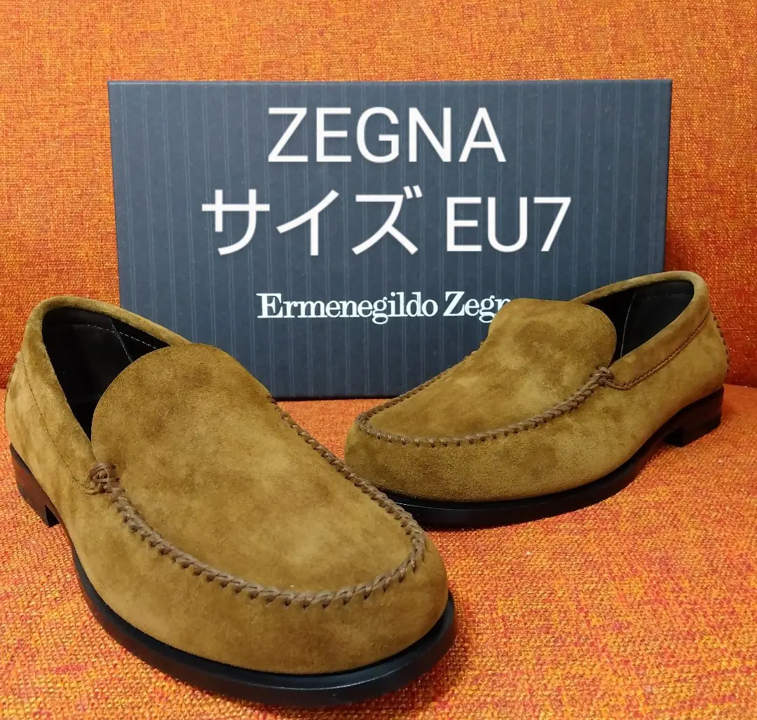 エルメネジルド・ゼニア  スウェード レザー　モカシンシューズ 2025年最新】Ermenegildo Zegna モカシン・デッキシューズの人気