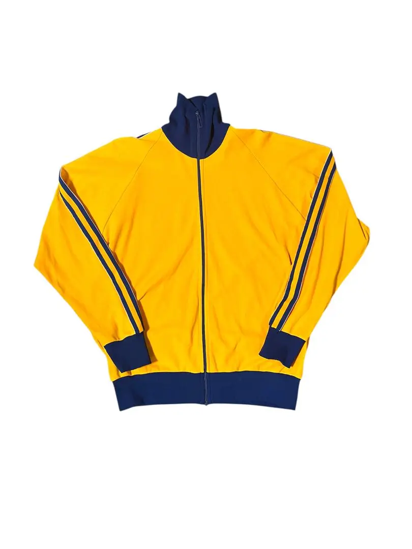 70s Helanca トラックジャケット ジャージ グリーン×ネイビー