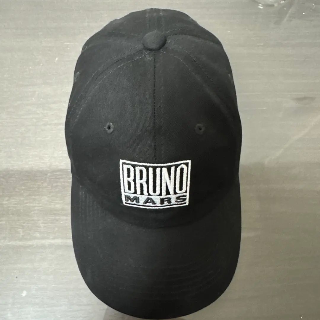 ブルーノマーズ　XXIV 刺繍 キャップ 黒 XXIVk 24K Black Baseball Cap Bruno Mars Hat 24 K Magic XXIV