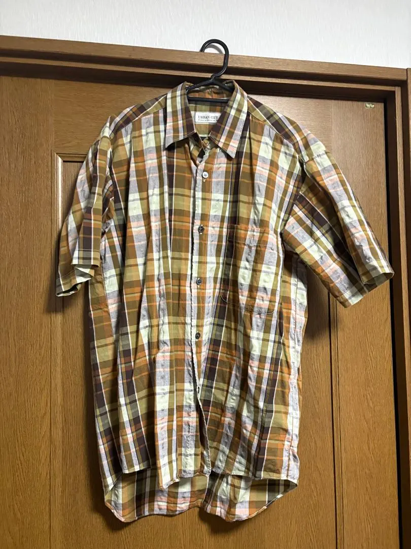 Thumbnail of URBAN CITY Short Sleeve Check Shirt M