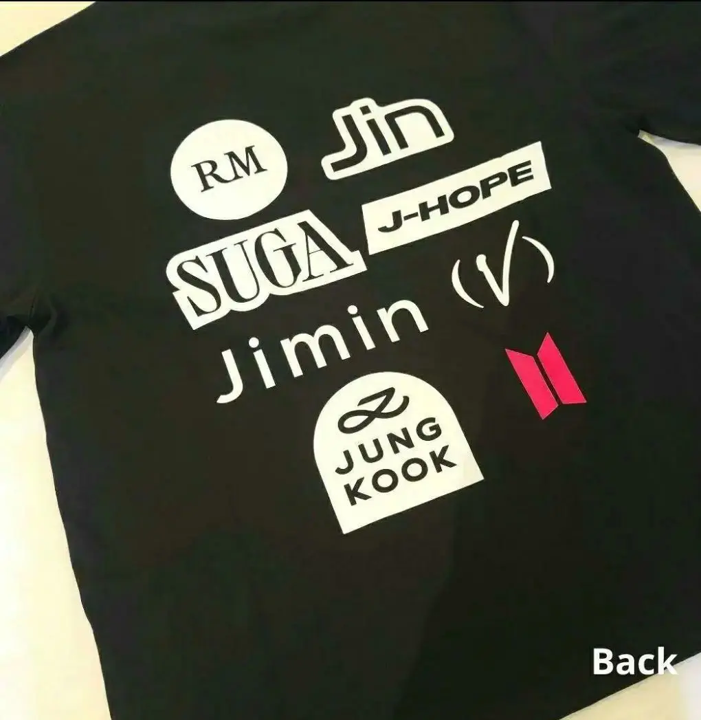 【BTS FESTA】2024 ジンTシャツ　黒L ワッペン付 2024 FESTA] BTS Oversized T-shirt (BLACK) - A-KPOP