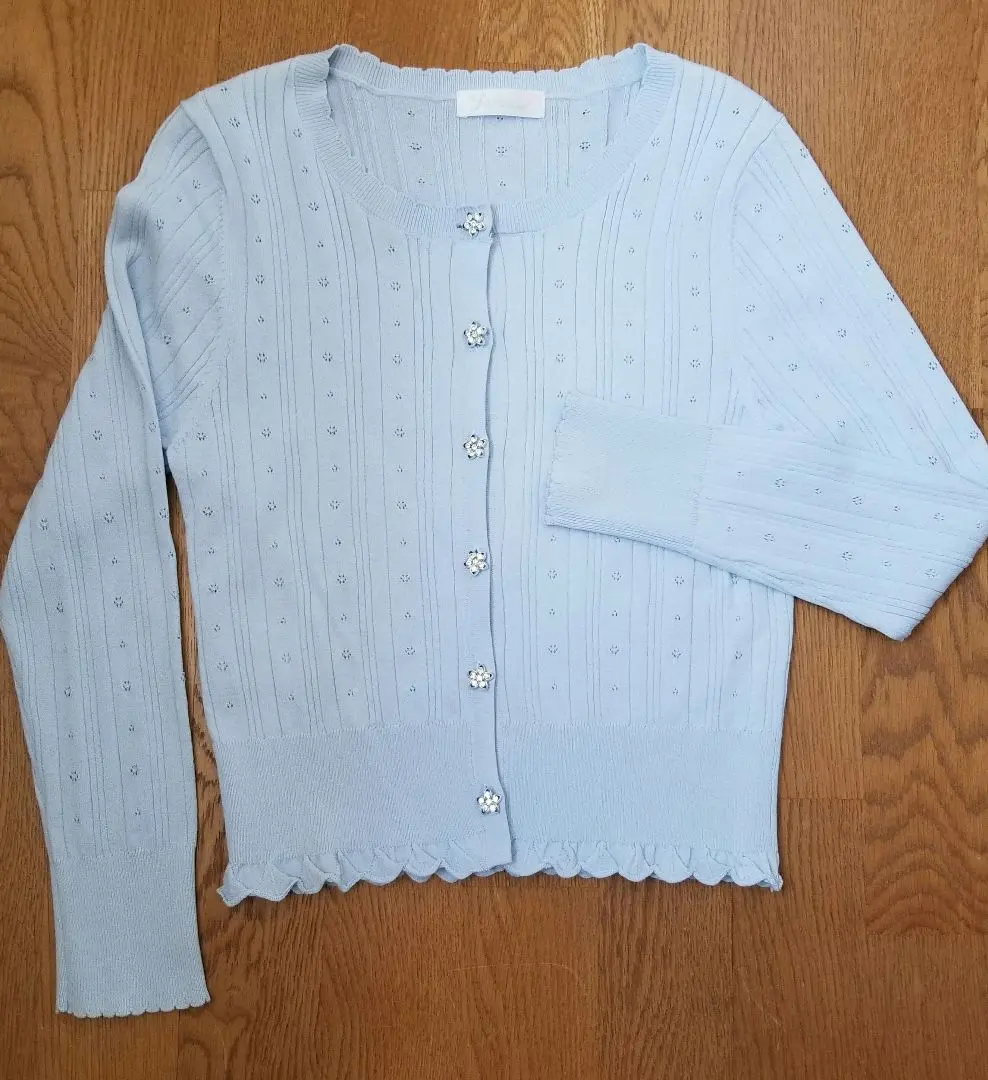 Thumbnail of Onward, new with no tags, cardigan, light blue, size 2