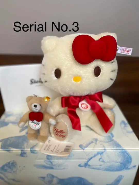 ハローキティ シュタイフ コラボ テディベア 限定品 ぬいぐるみ フィギュア シュタイフ×ハローキティ」オリジナル商品 登場 | Charalab