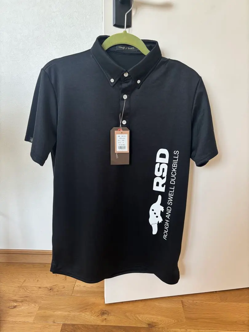 美品❗️rough & swell ブラックポロシャツ L GO/LOOK!（ゴルック） | rough & swell HORIZON POLO ブラック