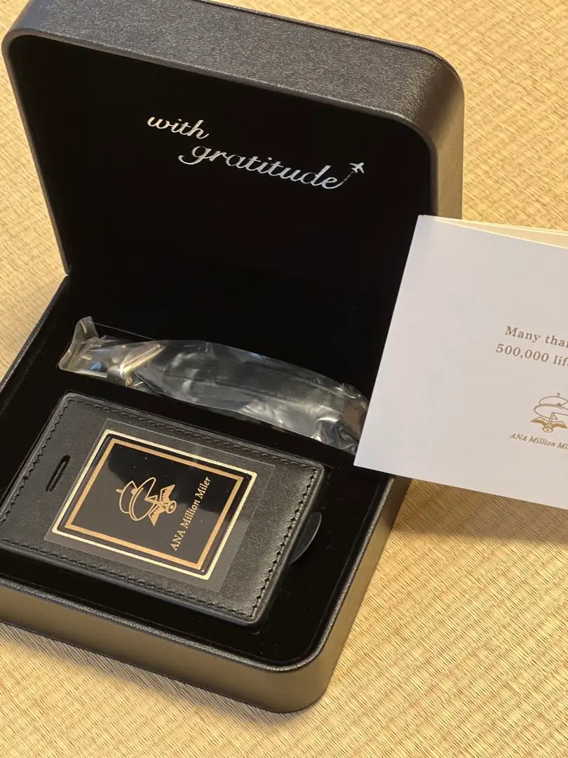 ✨非売品レア✨ANA ミリオンマイラー ネームタグ 50万マイル 時の証 ✨非売品レア✨ANA ミリオンマイラー ネームタグ 50万マイル 時