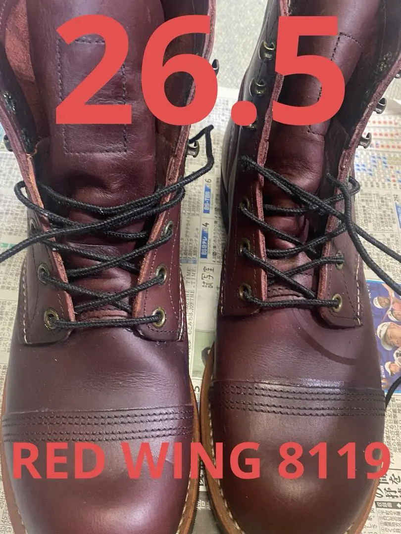 【廃盤品】未使用級　レッドウィング　アイアンレンジャー　8119 2025年最新】レッドウィング redwing 8119の人気アイテム - メルカリ