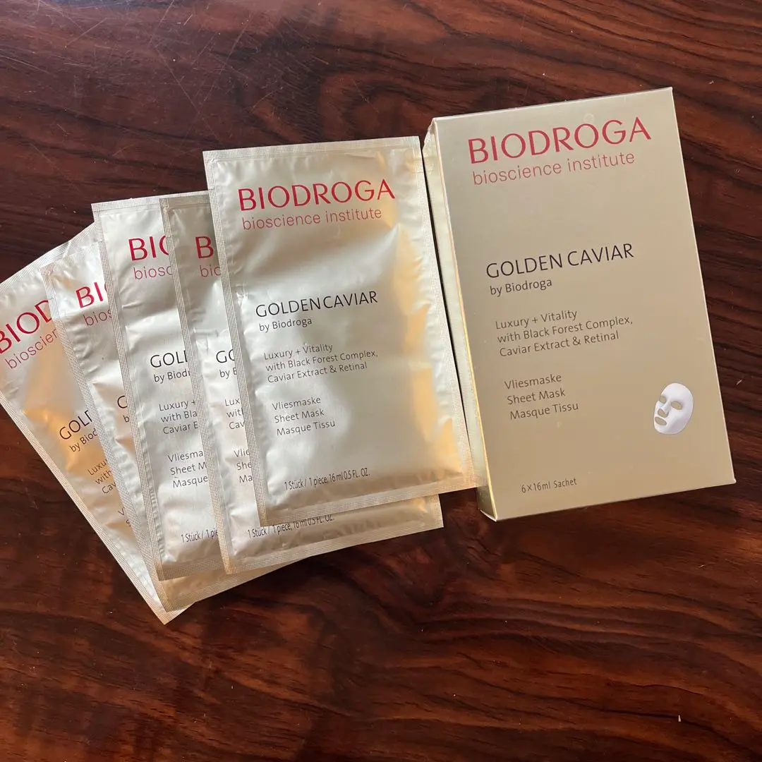 【未開封】Biodroga Golden Caviar シートマスク ６枚入 ミキ ビオドラガ ゴールデンキャビア シートマスク - メルカリ