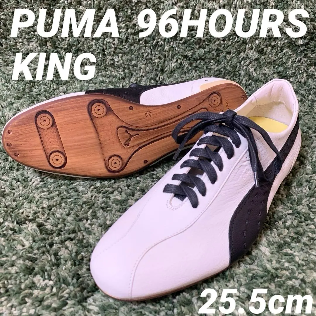 00s puma 96Hours プーマ ロングブーツ レザー ロゴ ブラウン