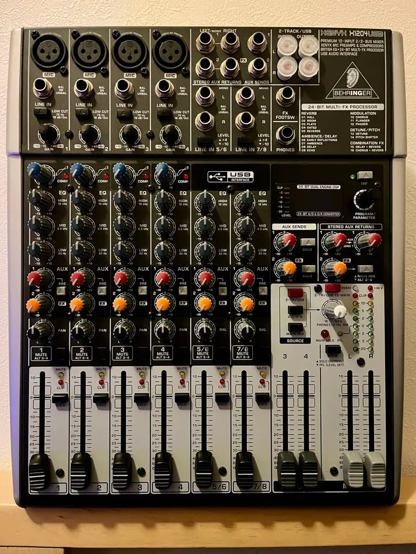 A*n様 behringer XENYX X1204USB アナログミキサー Amazon | ベリンガー アナログミキサー 12チャンネル 1
